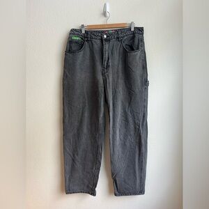 Women’s Empyre Tori Wide-Leg Charcoal Jeans | Size 16